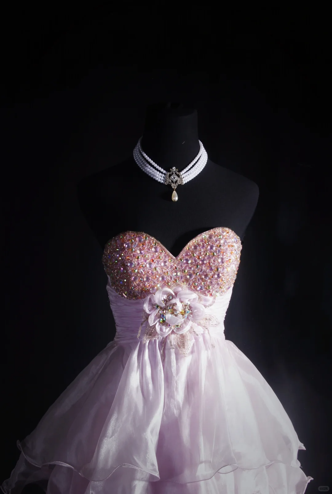 Sweet Sweetheart Neck Tulle Beaded A Line Short Birthday Outfits,Pink Homecoming Dress D3298
