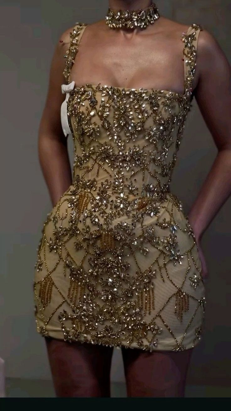square neck gold dress Invite Gold Sequin Square-Neck Mini Dress Club L London