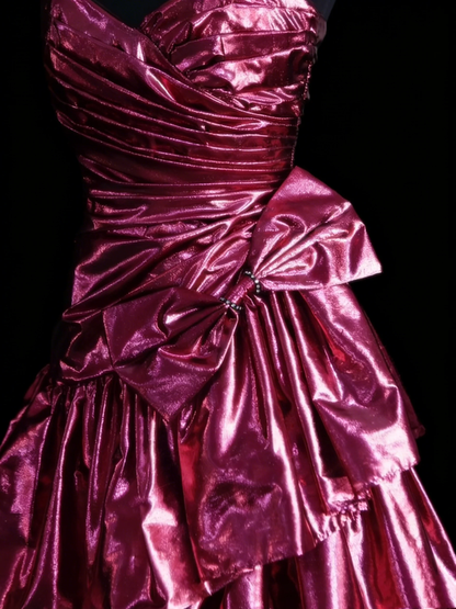 Retro Ball Gown Pink Sweetheart Short 18th Birthday Dress Homecoming Dresses D4259