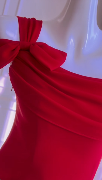 Sexy Red Chiffon Sheath Short Graduation Homecoming Dress Cocktail Dress D2949
