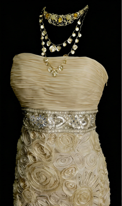 Retro Sheath Strapless Champagne Hoco Gowns Short 18th Birthday Dress Homecoming Dresses D4256