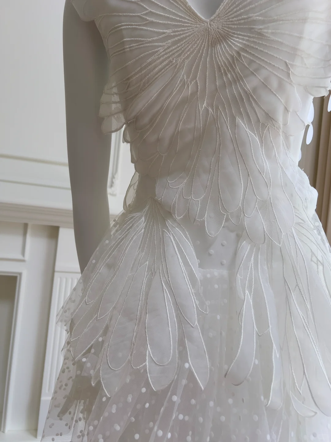 Pretty Tulle Lace White Short Birthday Outfits Homecoming Dress S483