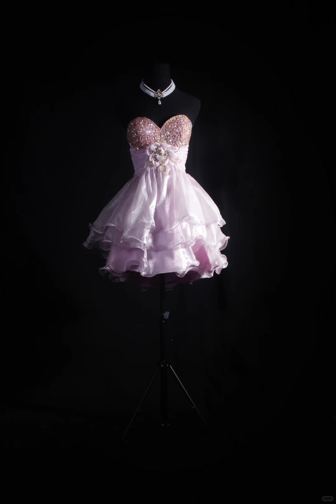 Sweet Sweetheart Neck Tulle Beaded A Line Short Birthday Outfits,Pink Homecoming Dress D3298