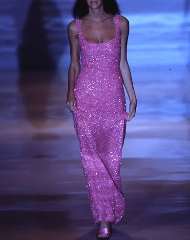 Sparkly Pink Sequin Long Party Dress Formal Birthday Prom Dress Evening Gown D1929