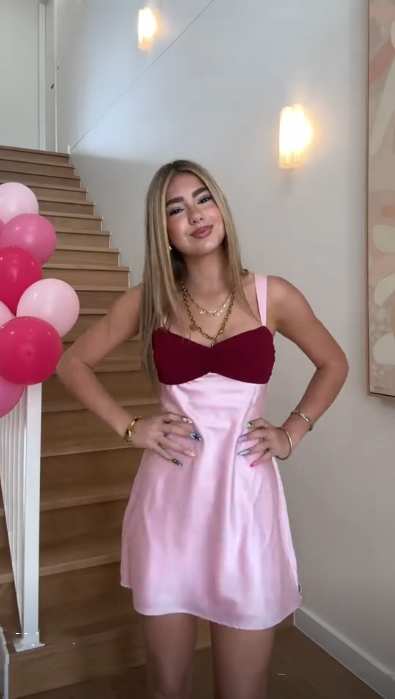 Classy Spaghetti Straps Pink Satin A Line Short 8th Grade Homecoming Dress Cocktail Dress D3339