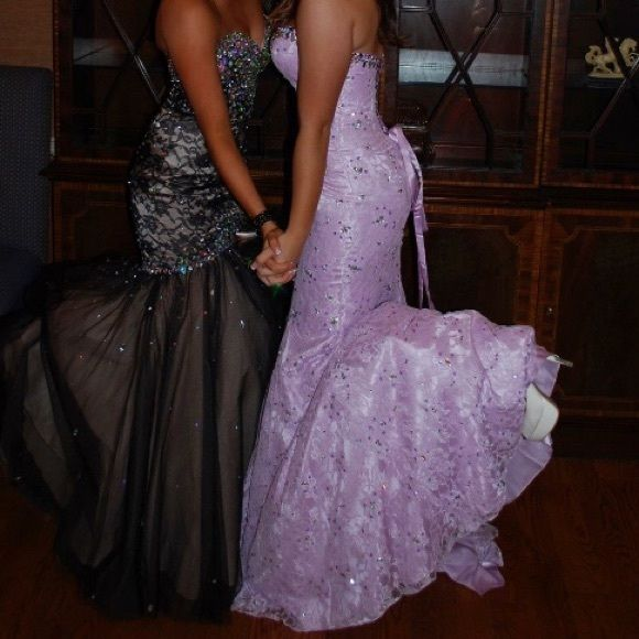 Classy Strapless Lace Sequin Beaded Mermaid Long Evening Dress Party Gowns D5450