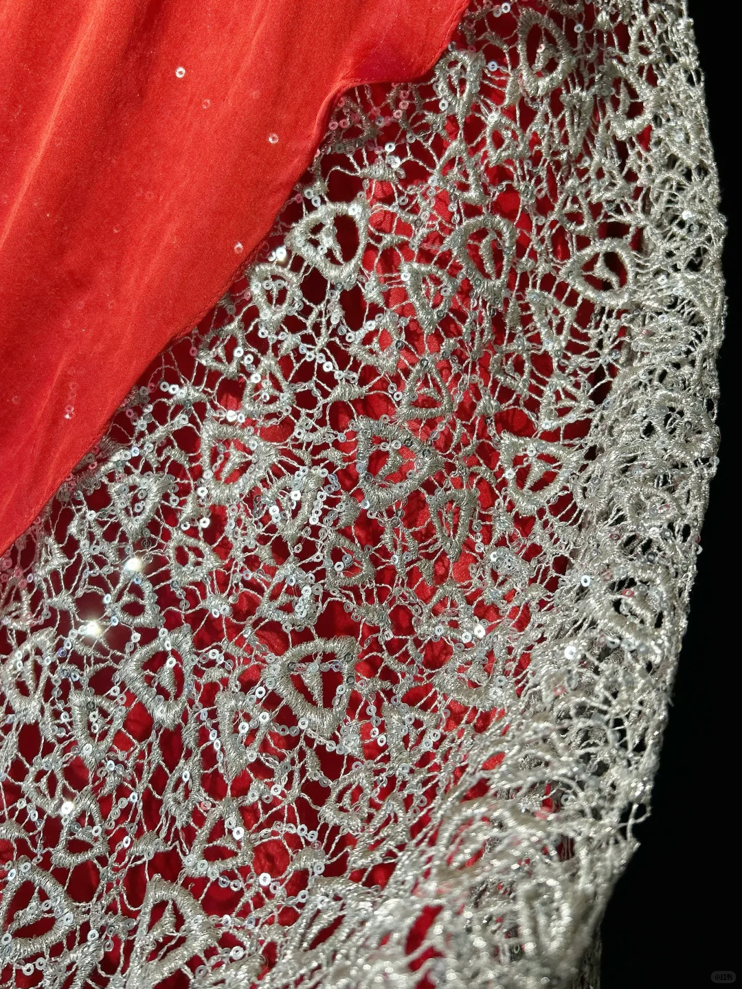 Gorgeous Halter Chiffon Lace Beaded Mermaid Prom Dress,Red Long Party Dress D2837