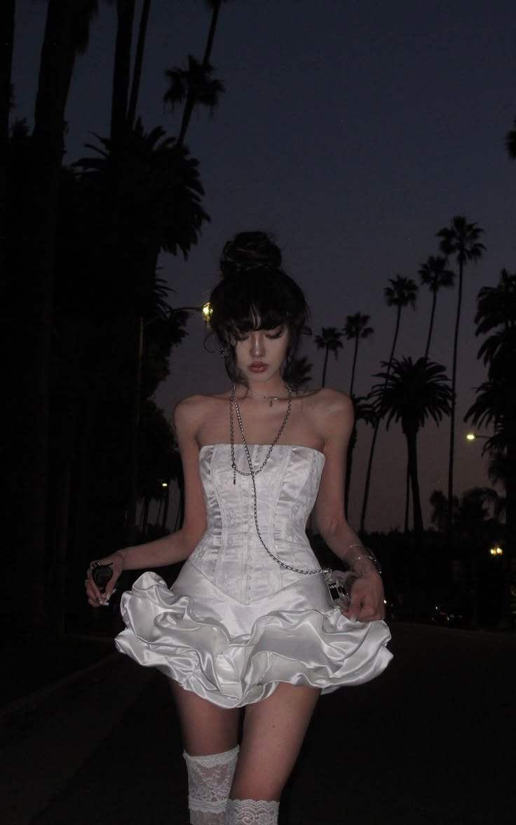 Elegant Strapless White Satin Pleated Short 6th Grade Homecoming Dress Mini Birthday Dress D2964