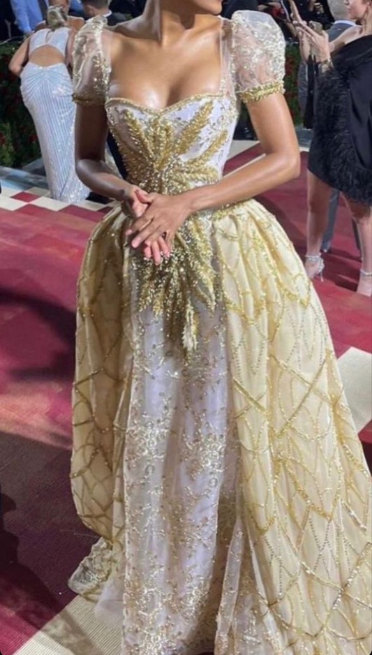 Luxurious Tulle Beaded Mermaid Long Evening Dress Formal Birthday Prom Gowns D1904