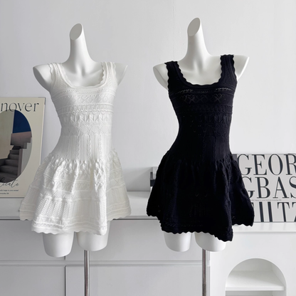 Classic Black A Line Short Birthday Dress Holiday Dress S221