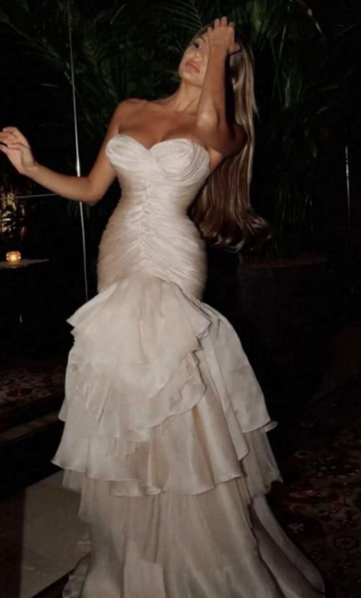 Charming Sweetheart Neck Tulle Pleated Mermaid Long Party Dress Evening Gown D4490