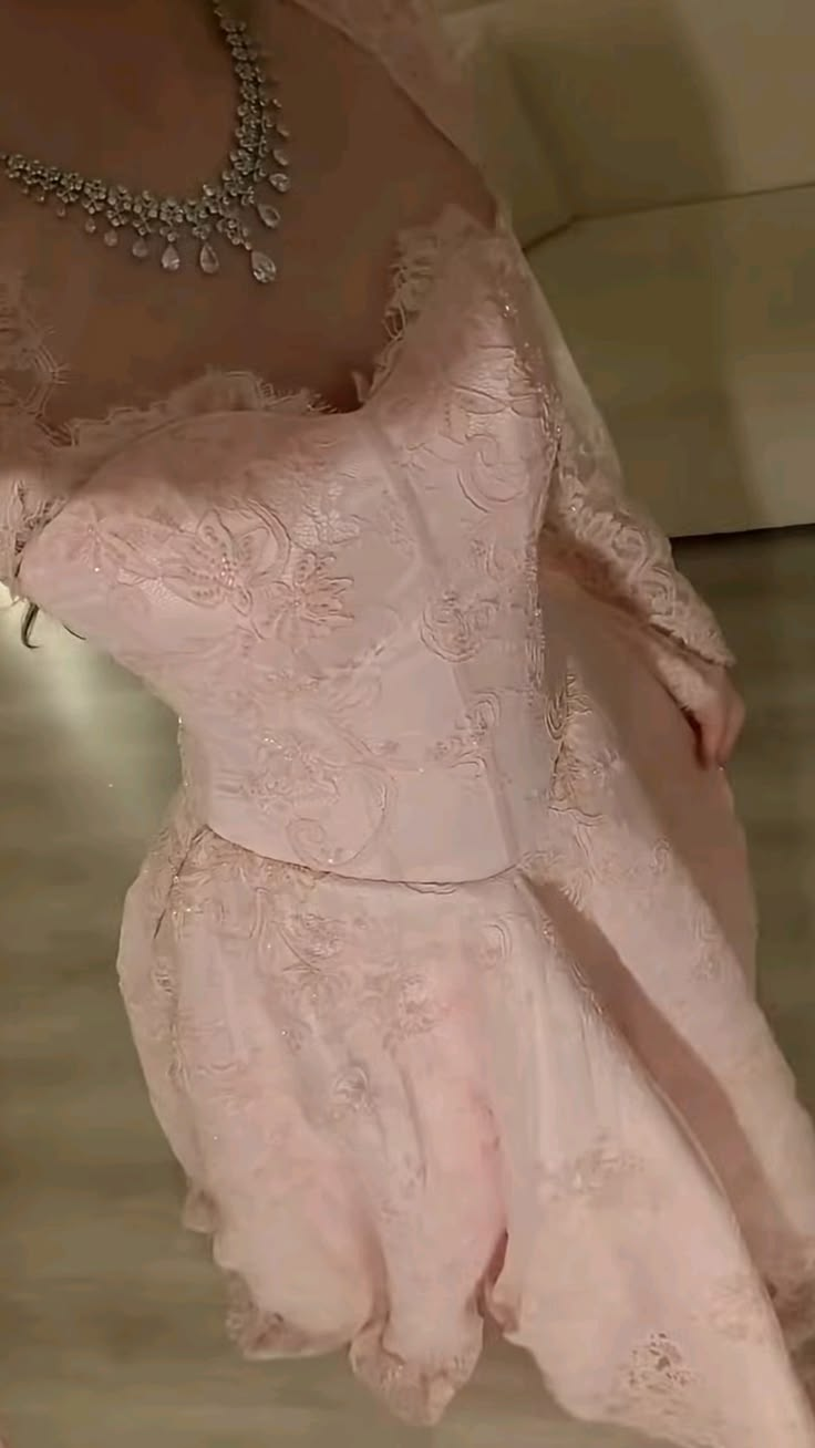 Charming Pink Satin Lace A Line Long Party Dress Birthday Prom Gown D4968