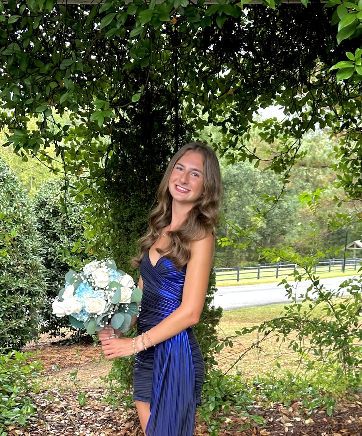 Unique Navy Blue Satin Ruched Sheath Short Cocktail Dress Homecoming Dress D4219