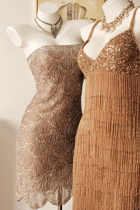 Sparkly Sequin Beaded Sheath Short Cocktail Dress Mini Prom Dress D2736