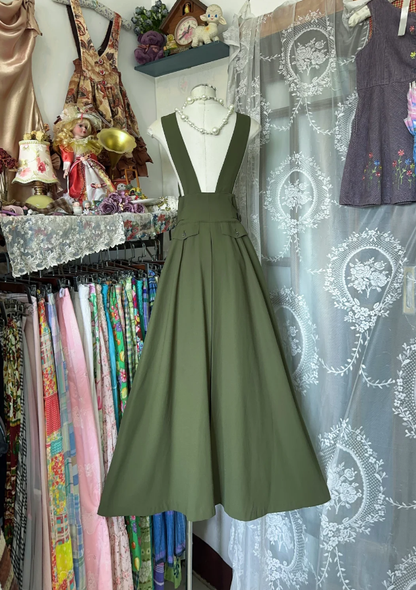 Fashion Sage Green Sleeveless Satin A Line Backless Evening Dress Party Gown D1291