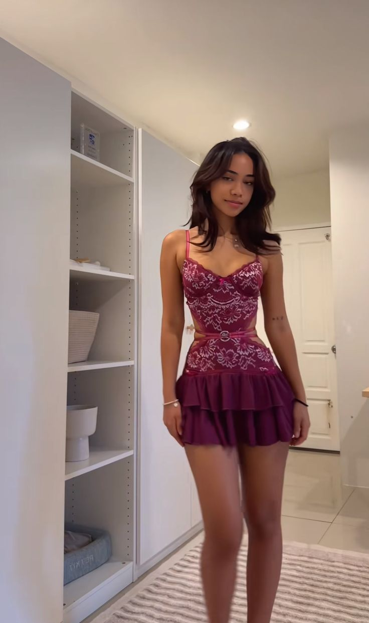 Vintage Spaghetti Straps Purple Mini Cocktail Dress Backless Homecoming Dress S703