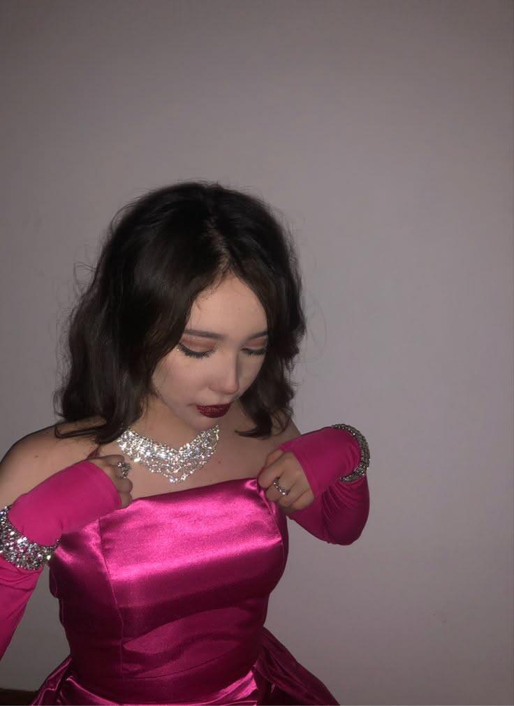 Fashion Hot Pink strapless Satin Short Graduation Homecoming Dress Birthday Outfits With Bow D4433