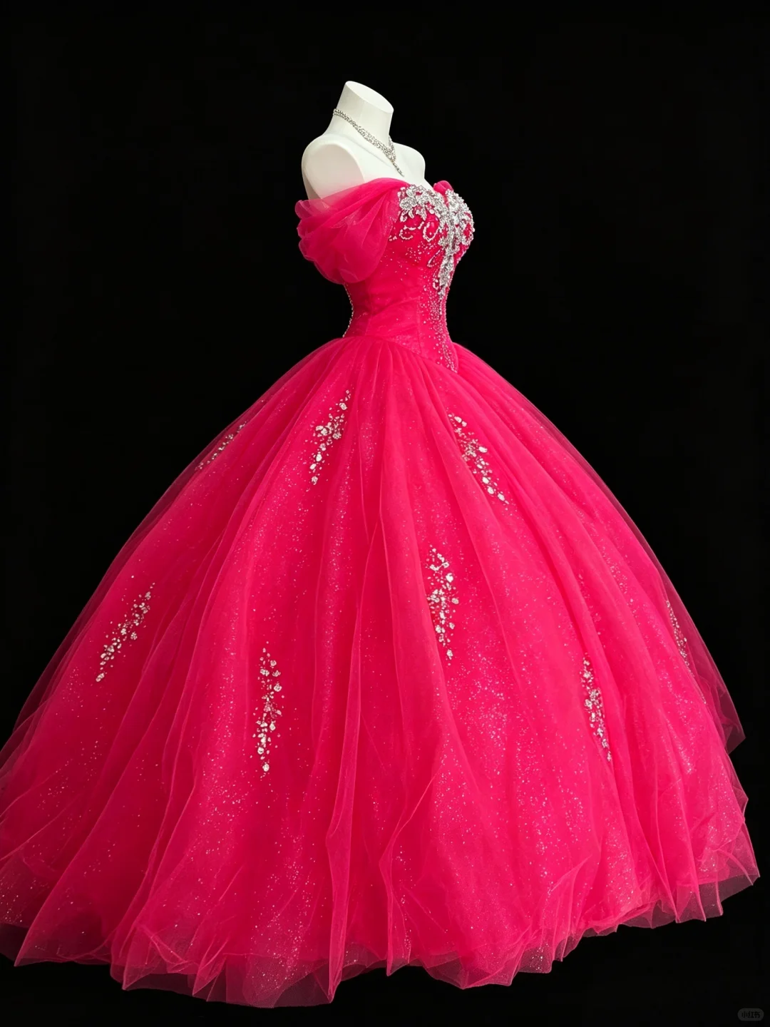 Elegant Mint Green Strapless Tulle Beaded Quinceanera Dress Sweet 15 Dress D5226