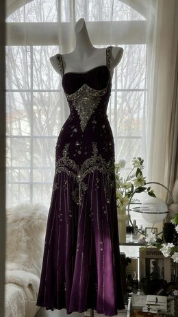 Chic Ivory Chiffon Beaded Mermaid Long Party Dress Evening Dresses D1971