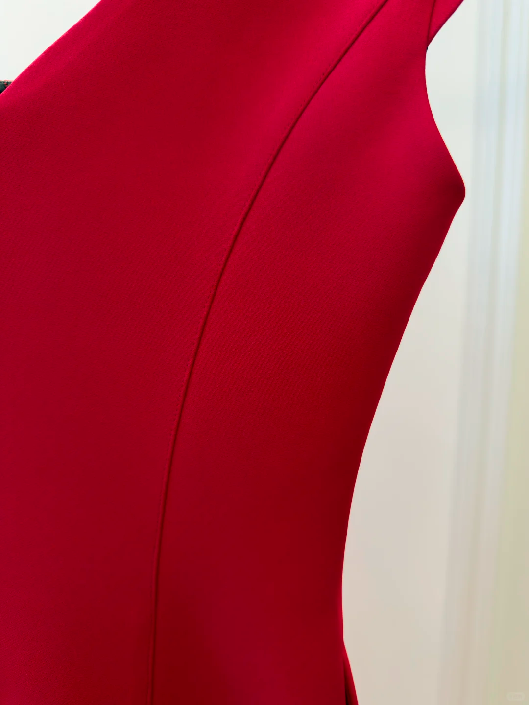 Fashion Sleeveless Satin A Line Long Wedding Guest Dress,Red Evening Dress Prom Dress D2988