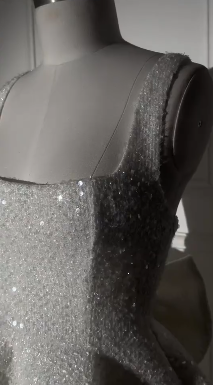 Sparkly Spaghetti Straps Sequin A Line Short Prom Dress,White A Line Short 7th Grade Homecoming Dress D3681