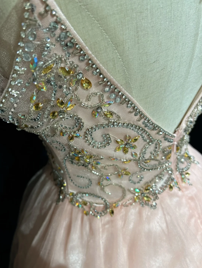 Sweet Off The Shoulder Pink Tulle Beaded A Line Short 6th Grade Homecoming Dress Birthday Outfits D3370