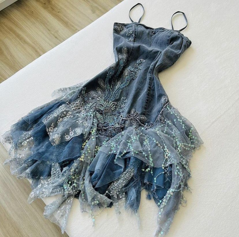 Vintage Spaghetti Straps Lace Beaded Short Cocktail Dress Formal Graduation Homecoming Dress D422