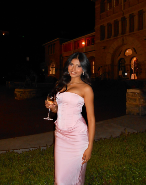 Classy Pink Strapless Satin Mermaid Bridesmaid Dress Long Wedding Guest Dress D1956