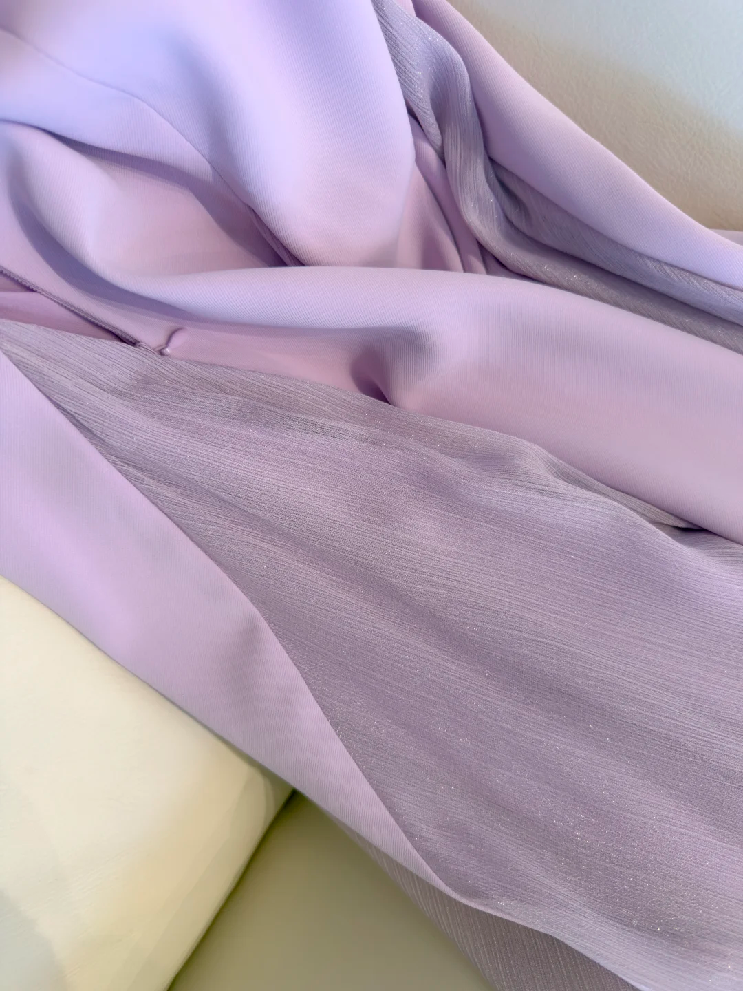 Elegant Spaghetti Straps Purple Satin A Line Long Prom Dress Evening Gown D2987