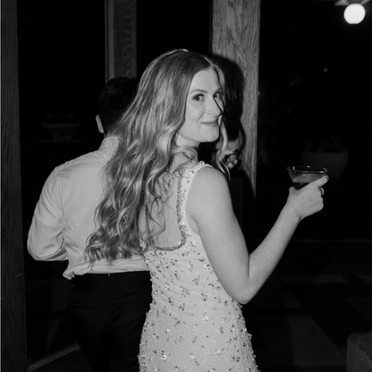 Gorgeous Sheath Square Neck Sequin Short Homecoming Dress Cocktail Dress  S336