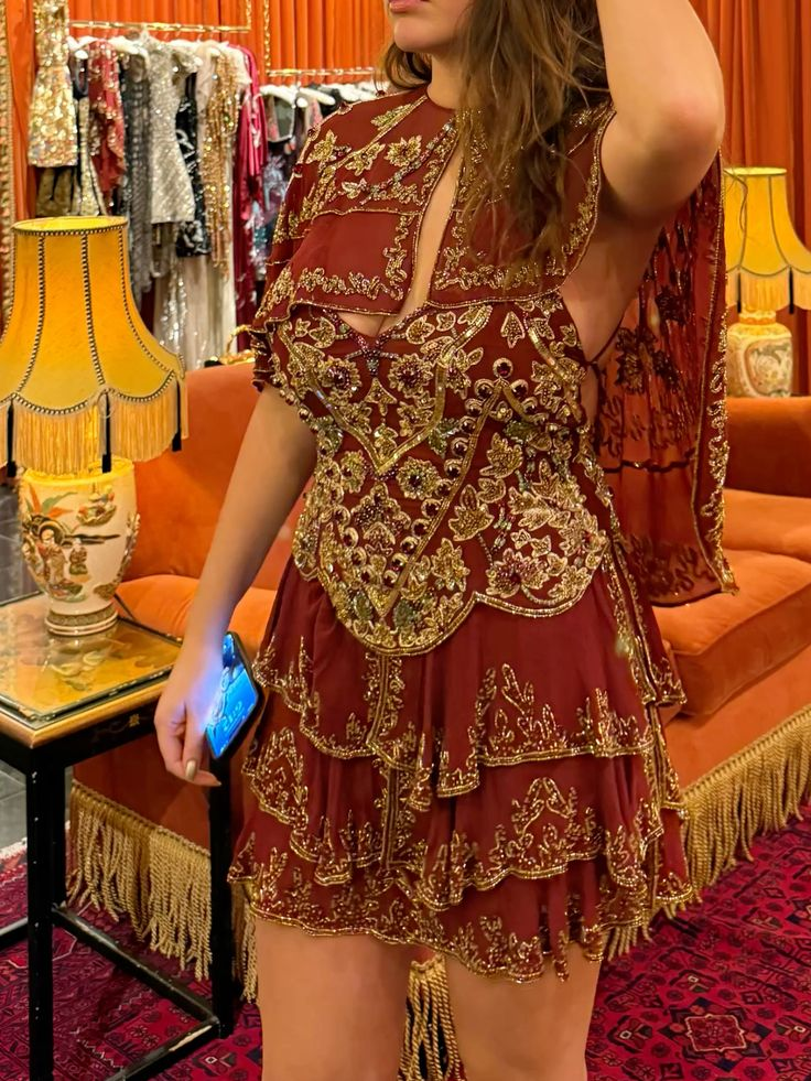 Retro Burgundy Chiffon Sequin A Line Short Graduation Homecoming Dress Cocktail Dress D3294
