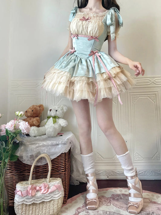 French Ball Gown Short Lolita Dresses Party Dress Birthday Outfits SD1196