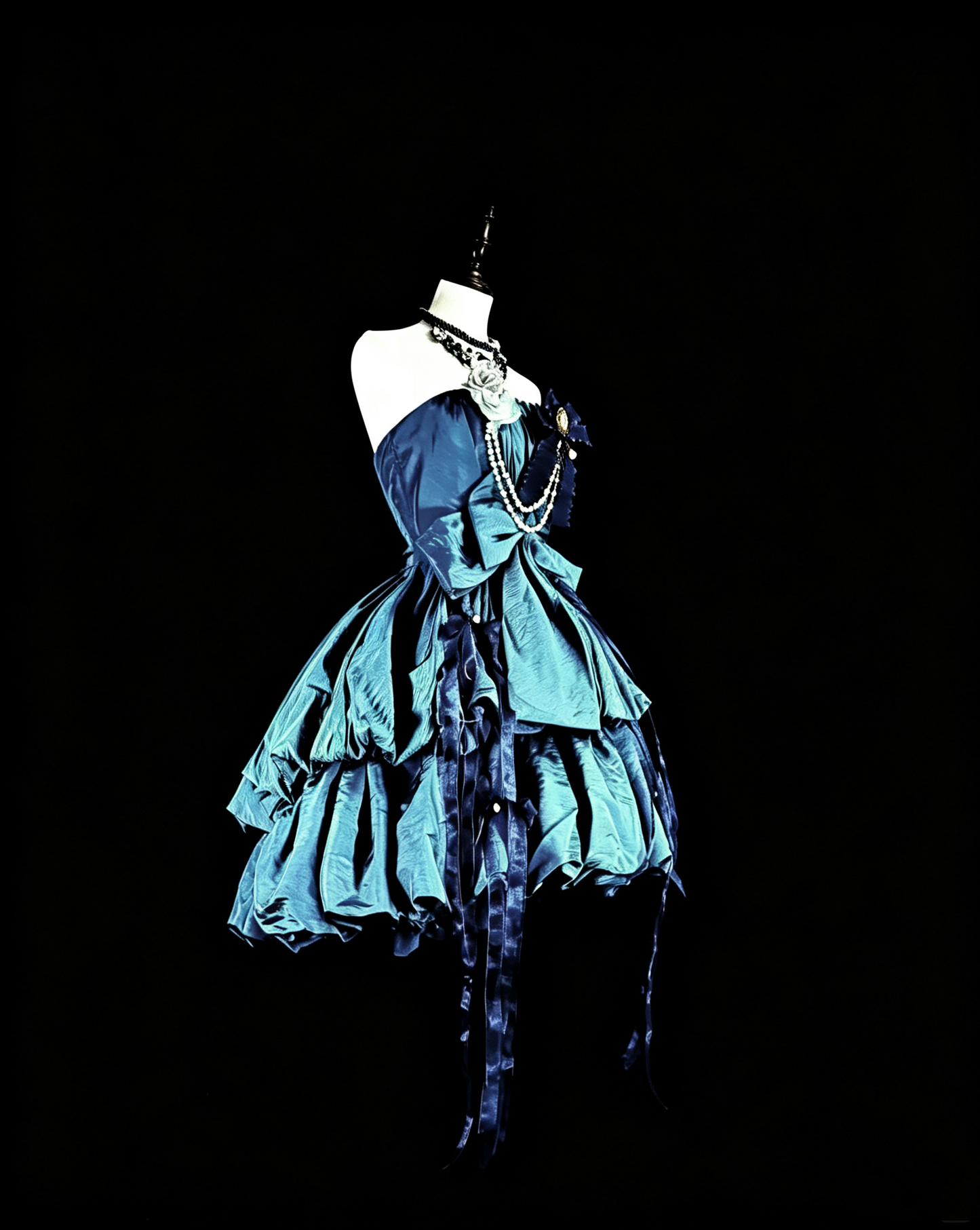 Vintage Strapless Blue Satin Pleated A Line Short 15th Birthday Outfits Homecoming Dress D4036
