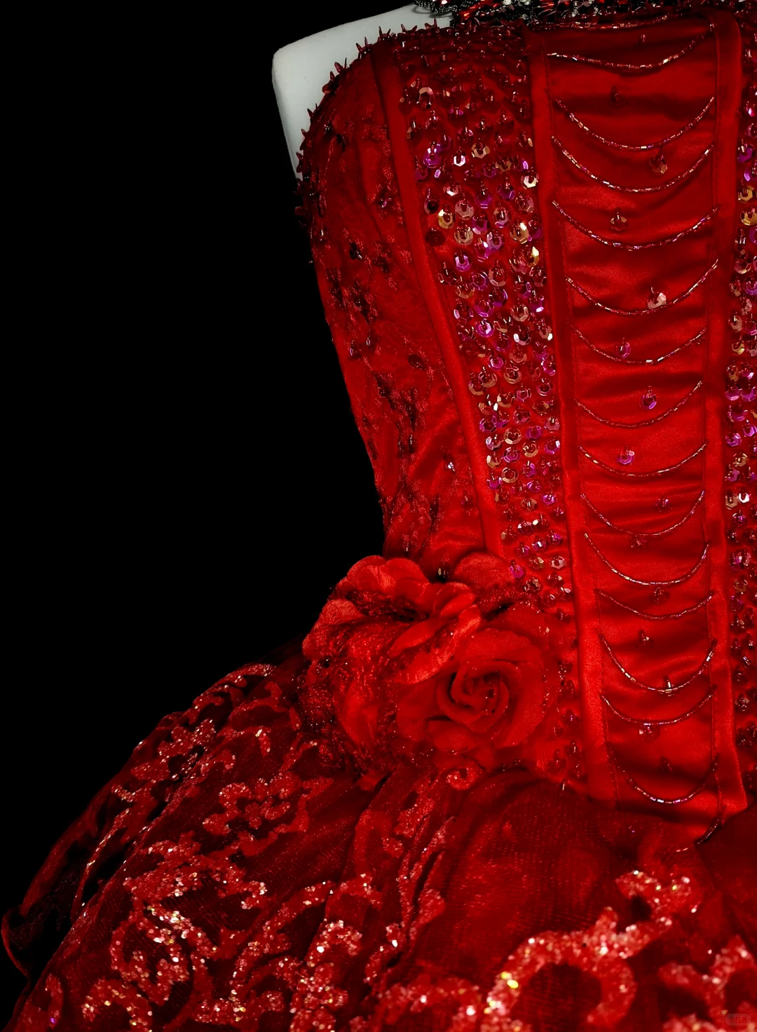 Gorgeous Strapless Tulle Lace Beaded Short 20th Birthday Outfits,Red Short Graduation Homecoming Dress D4047