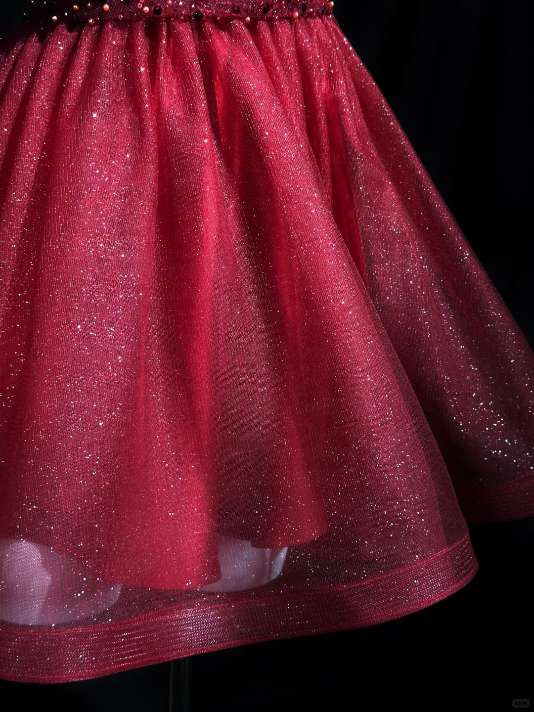 Glitter V Neck Sleeveless Tulle Sequin Beaded A Line Mini Prom Dress,Burgundy Short 9th Grade Homecoming Dress D3245