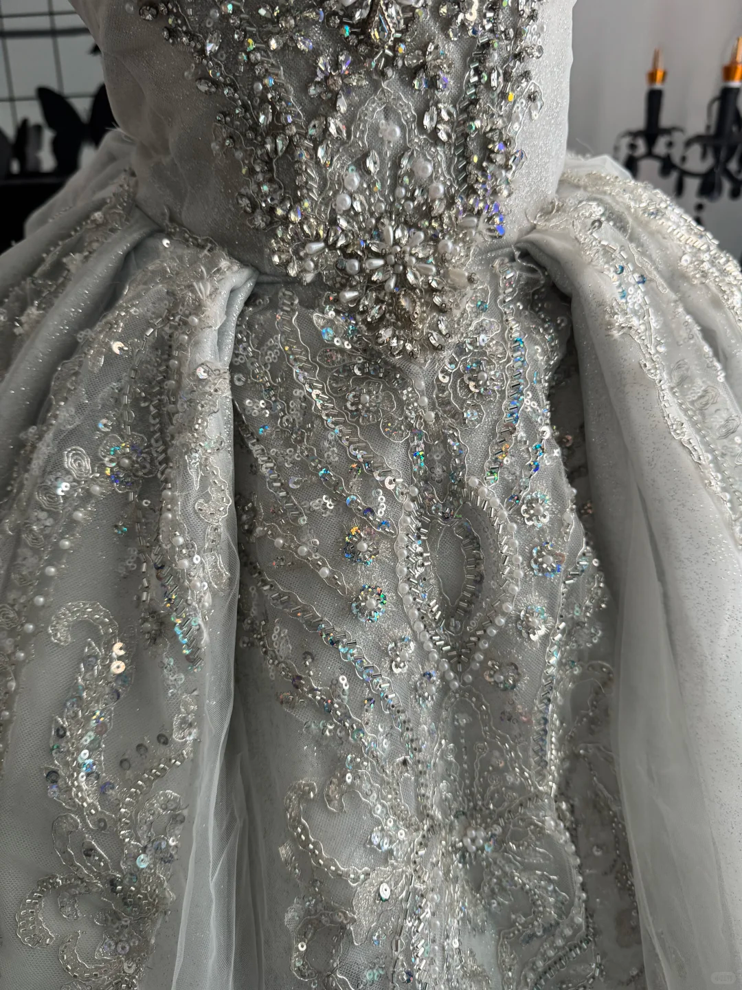 Glitter White Sweetheart Neck Tulle Sequin Beaded Short 21st Birthday Outfits Homecoming Dress D3707