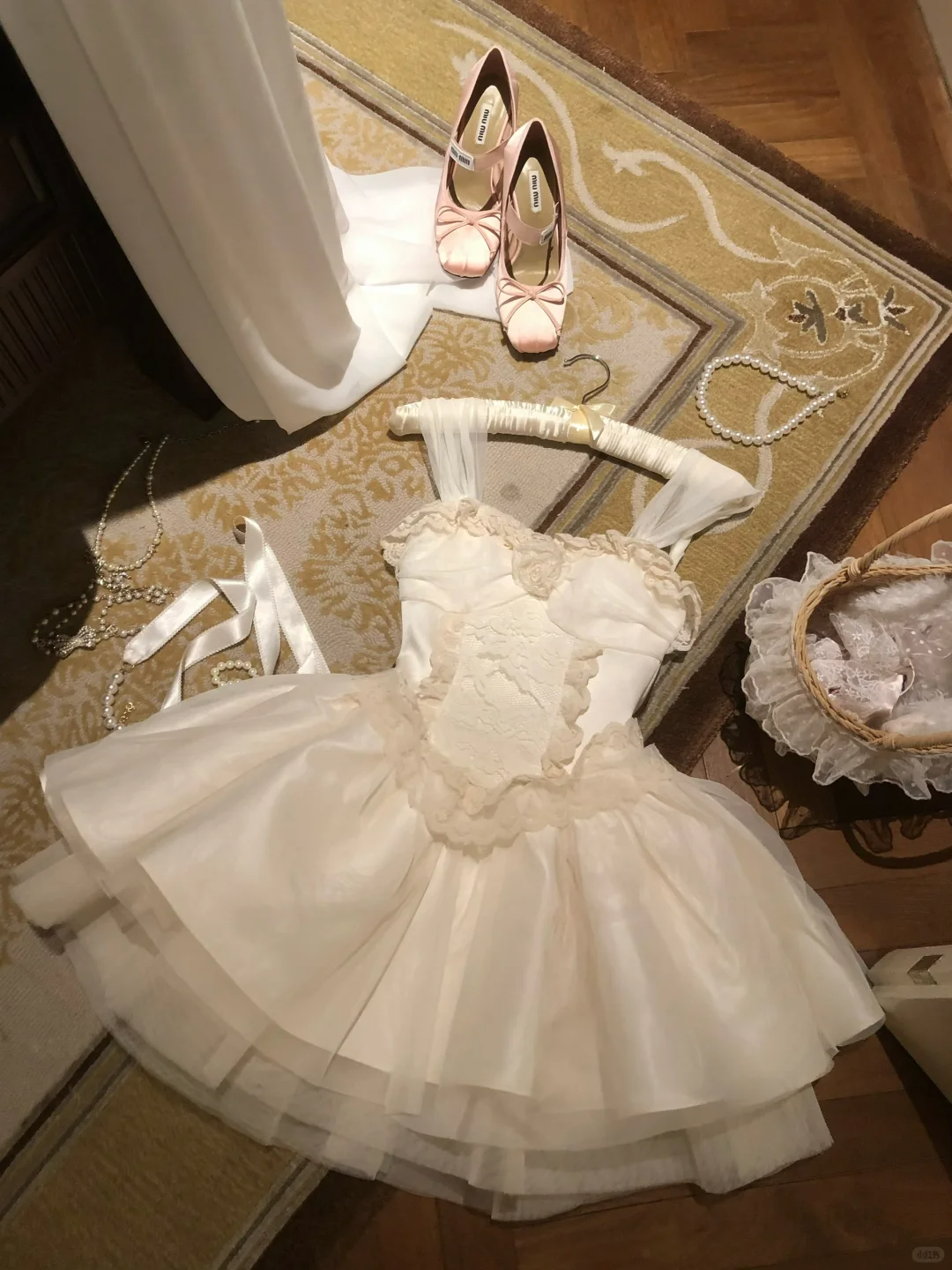 Pretty White Tulle Lace A Line Short Prom Dress Formal Homecoming Dress Birthday Outfits D405