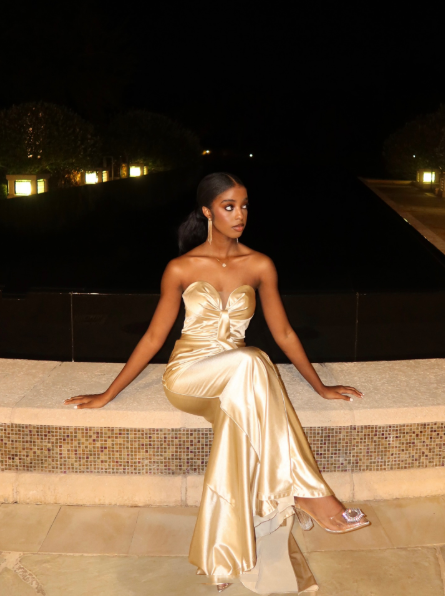 Sexy Sweetheart Neck Satin Mermaid Party Dress Champagne Long Prom Dresses D4975