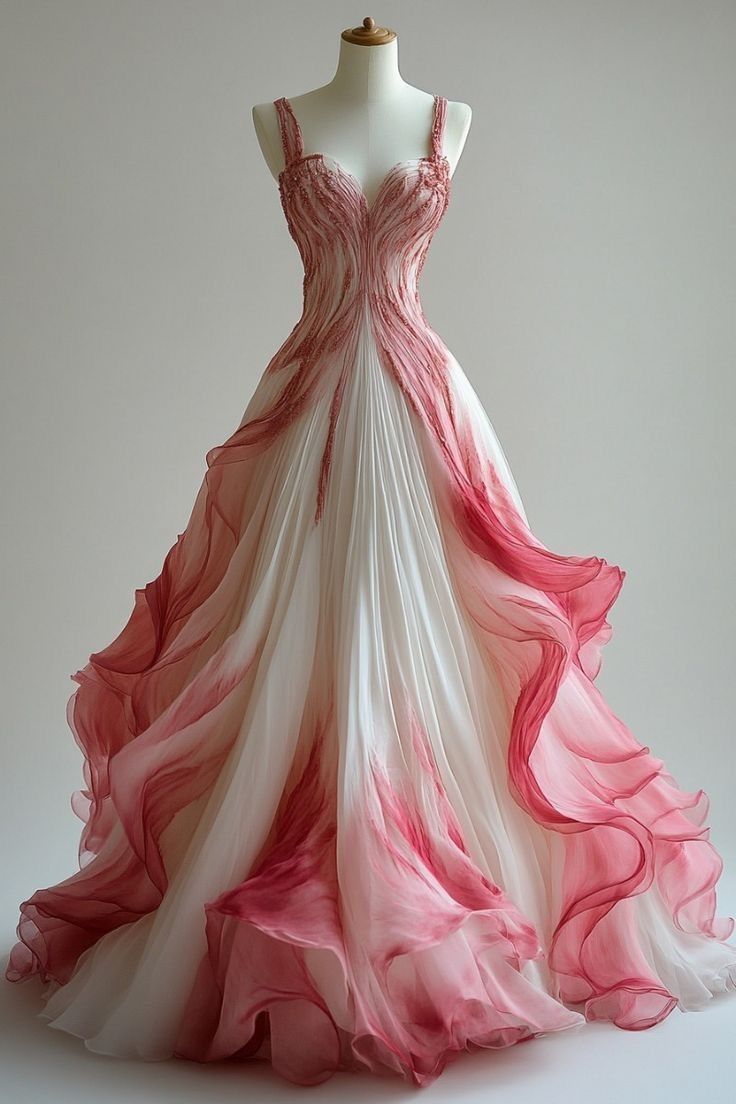 Ball Gown Straps Sweetheart Pink Lace Beading Prom Dress JTE303