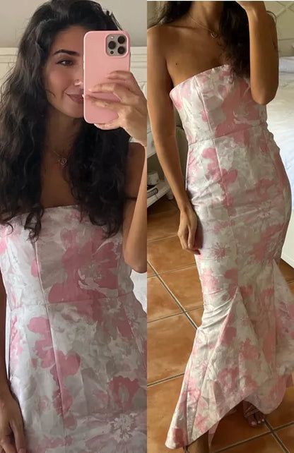 Elegant Sweetheart Sleeveless Mermaid Satin Long Evening Prom Dresses SD1584