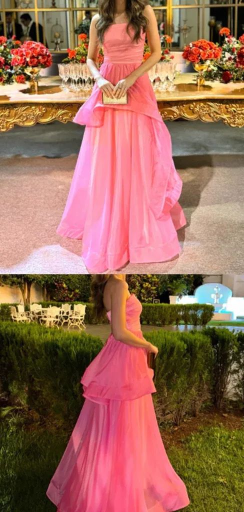 Sweetheart Sleeveless A-line Tulle Long Prom Dresses For Party SD1586