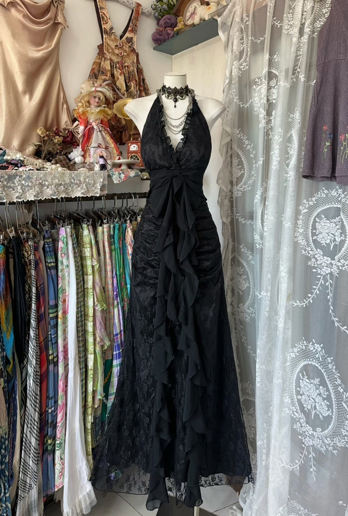 Vintage Classy Mermaid Strapless Blue Satin Sleeveless Pleated Long Evening Dress Prom Dresses H2978