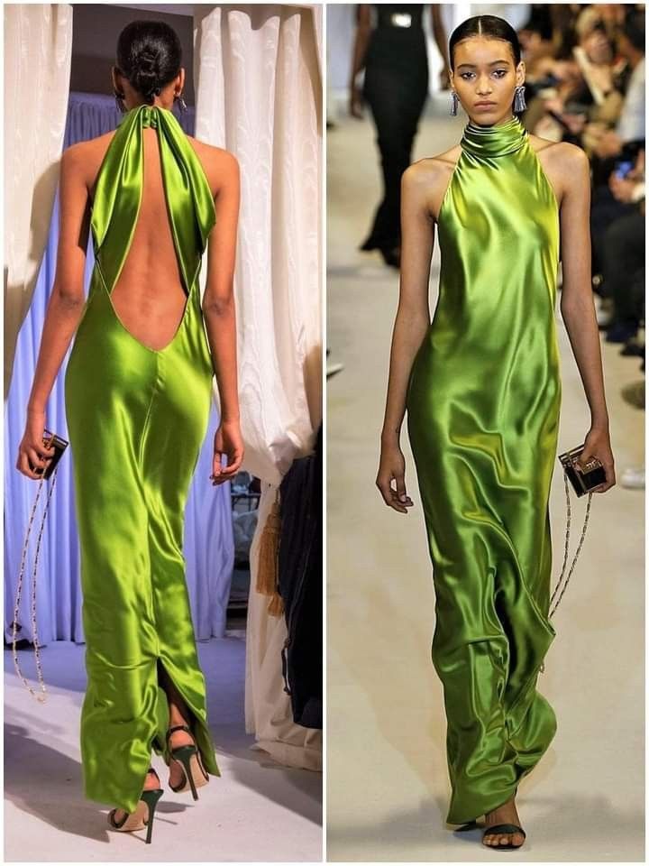 Pretty Mermaid High Neckline Green Backless Prom Dress Evening Dress Formal Dress SD2179