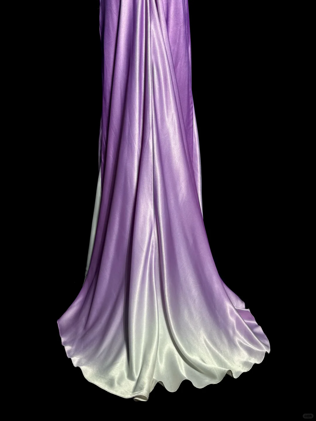 Aesthetic A line Halter Neckline Lilac Satin Prom Dress Ruffle Long Party Dress SD2910