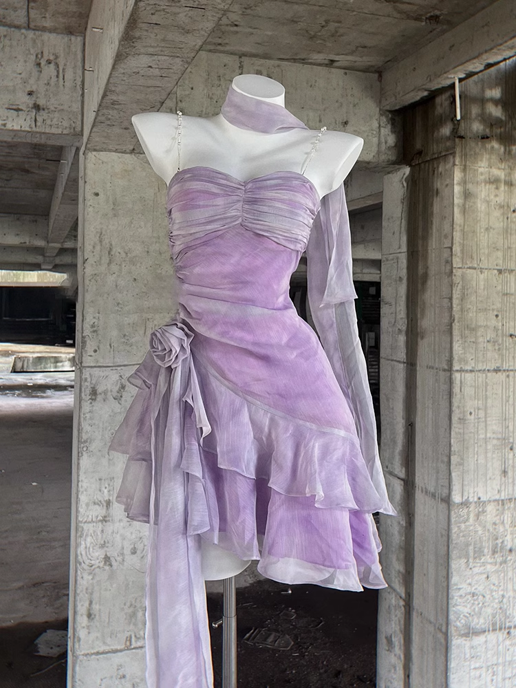 Retro Sheath Spaghetti Straps Short Lilac Cocktail Dresses Birthday Ou SweetDress Retro Sheath Spaghetti Straps Short Lilac Cocktail Dresses Birthday Ou SweetDress