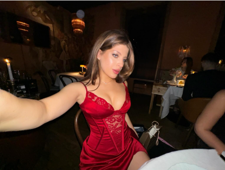 Elegant Red Satin Lace Sheath Short Graduation Homecoming Dress,Mini Birthday Dress Two Piece D3536