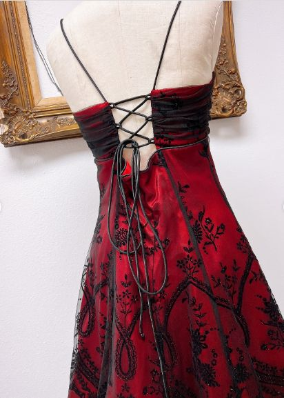 Vintage Spaghetti Straps Hot Pink A Line Short Homecoming Dress Cocktail Dress D714