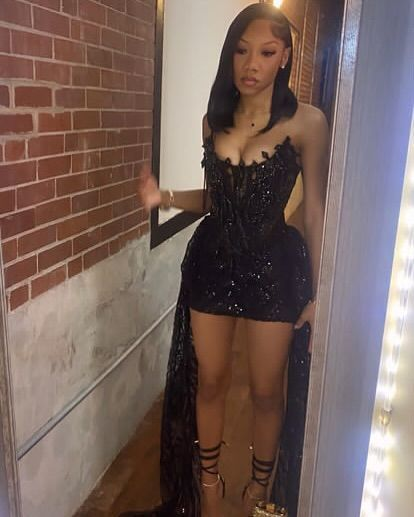 Black Sexy Tulle Sequins Cocktail Dress Short Homecoming Dress Birthday Outfits S375