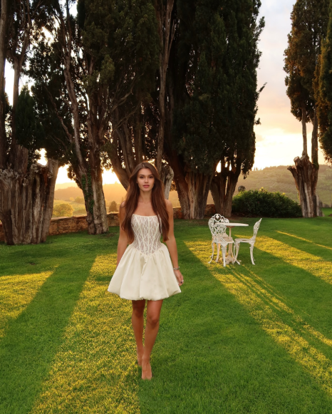 Elegant Off White Strapless Lace Satin A Line Short 6th Grade Homecoming Dress Birthday Dress D3853
