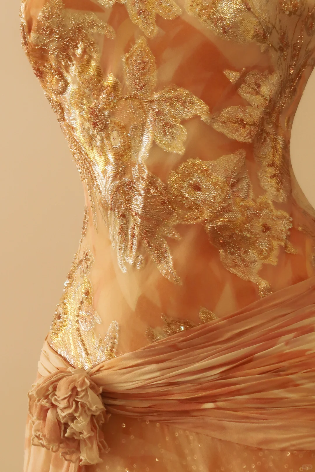 Shiny Spaghetti Straps Chiffon Sequin Beaded Mermaid Party Dress Long Birthday Prom Gown D2786